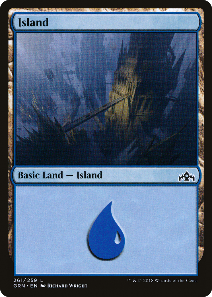 Island (261) [Guilds of Ravnica]-1