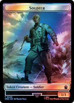 Soldier (TWHO-040) - Doctor Who Tokens Foil-1