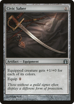 Civic Saber [Return to Ravnica]-1