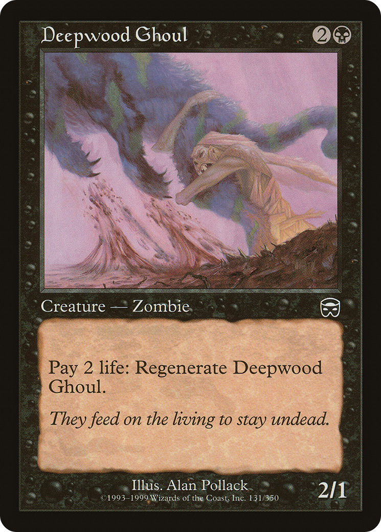 Deepwood Ghoul [Mercadian Masques]-1