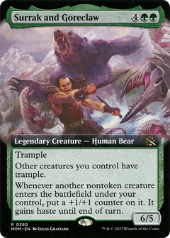 Surrak and Goreclaw (Extended Art) [March of the Machine]-1