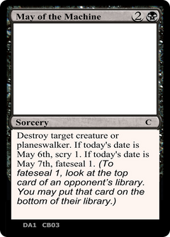 May of the Machine (UNK-CB03) - Unknown Event-1