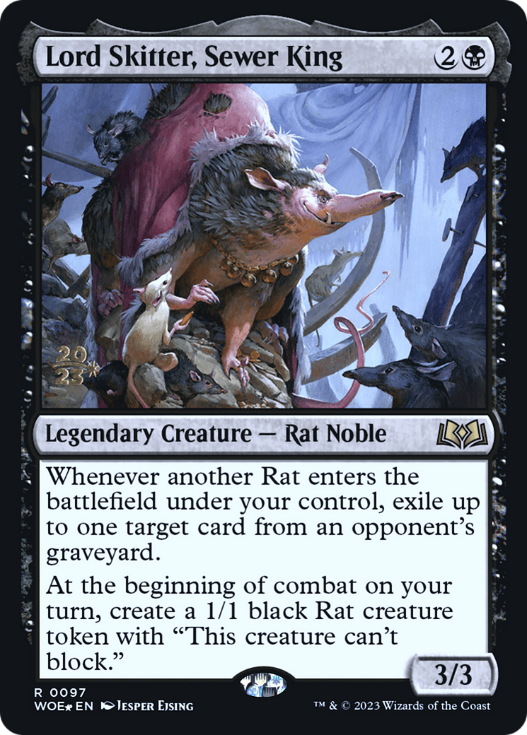 Lord Skitter, Sewer King [Wilds of Eldraine Prerelease Promos]-1