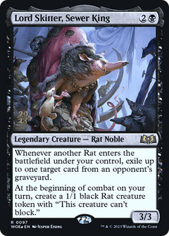 Lord Skitter, Sewer King [Wilds of Eldraine Prerelease Promos]-1