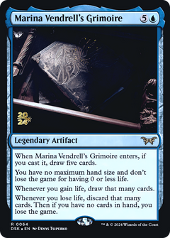 Marina Vendrell's Grimoire [Duskmourn: House of Horror Prerelease Promos]-1