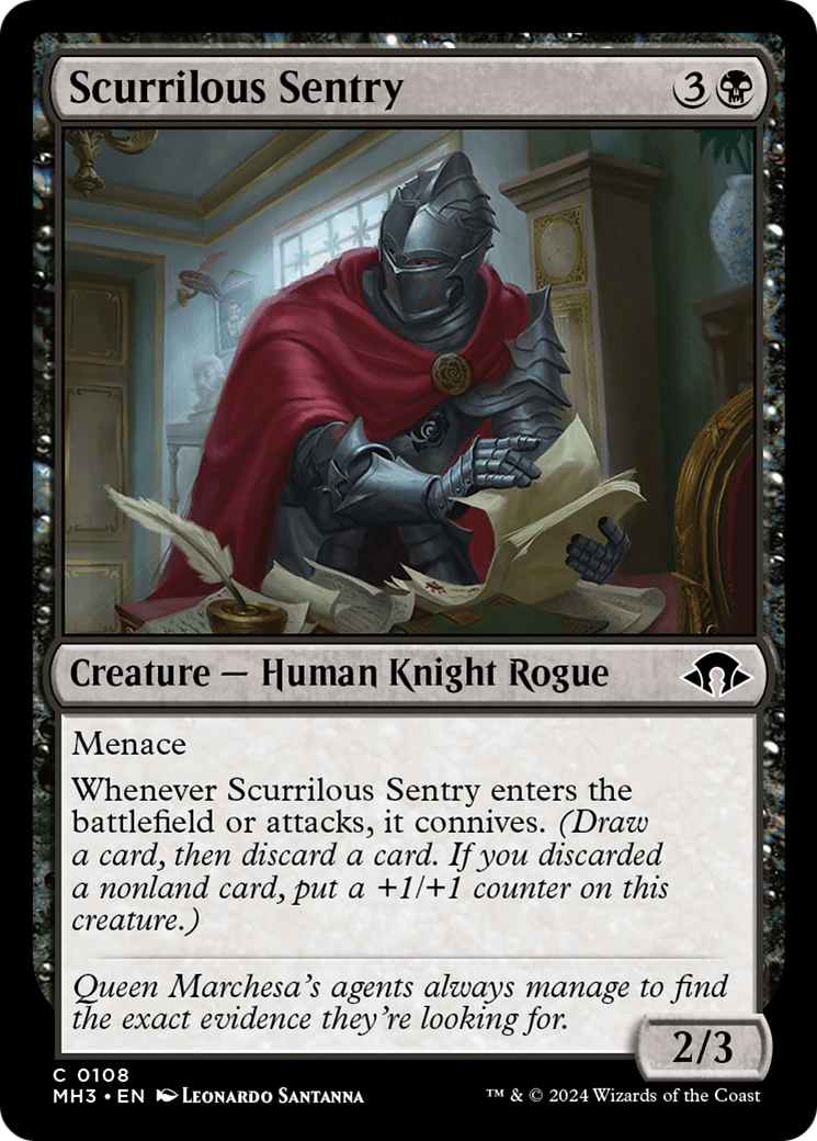 Scurrilous Sentry [Modern Horizons 3]-1