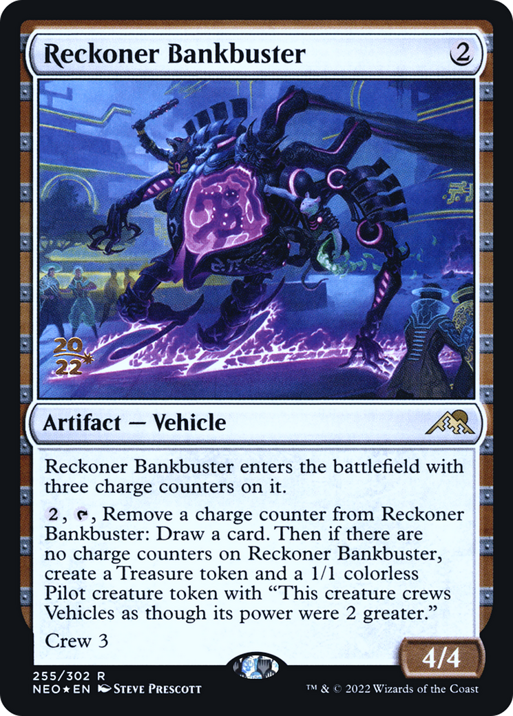 Reckoner Bankbuster [Kamigawa: Neon Dynasty Prerelease Promos]-1