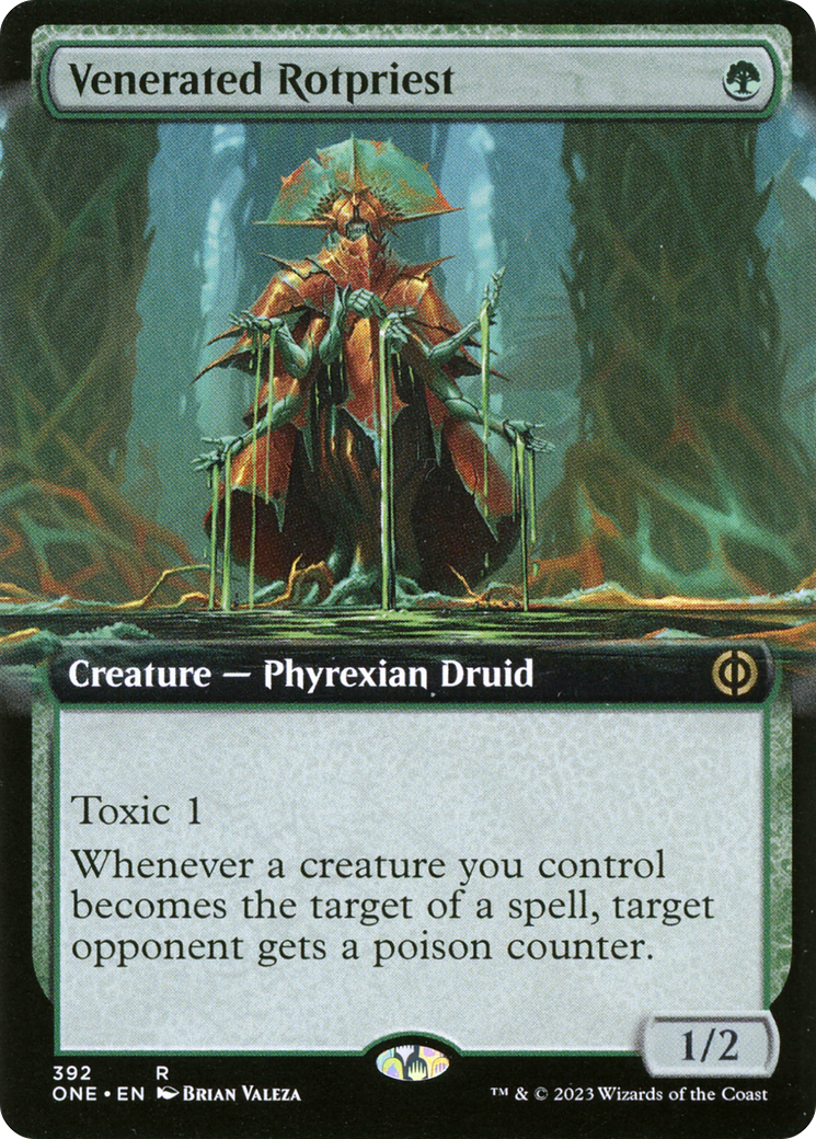 Venerated Rotpriest (Extended Art) (ONE-392) - Phyrexia: All Will Be One: (Extended Art) Foil-1