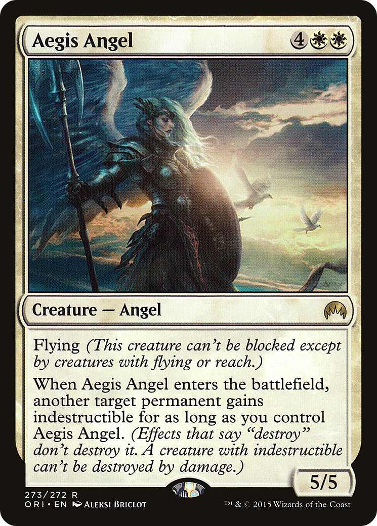 Aegis Angel (ORI-273) - Magic Origins Foil-1