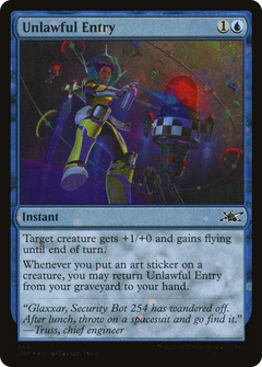 Unlawful Entry (Galaxy Foil) (UNF-348) - Unfinity Foil-1