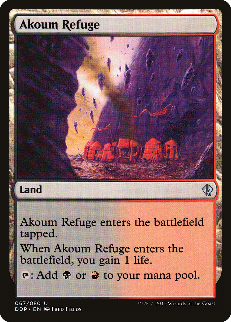 Akoum Refuge [Duel Decks: Zendikar vs. Eldrazi]-1
