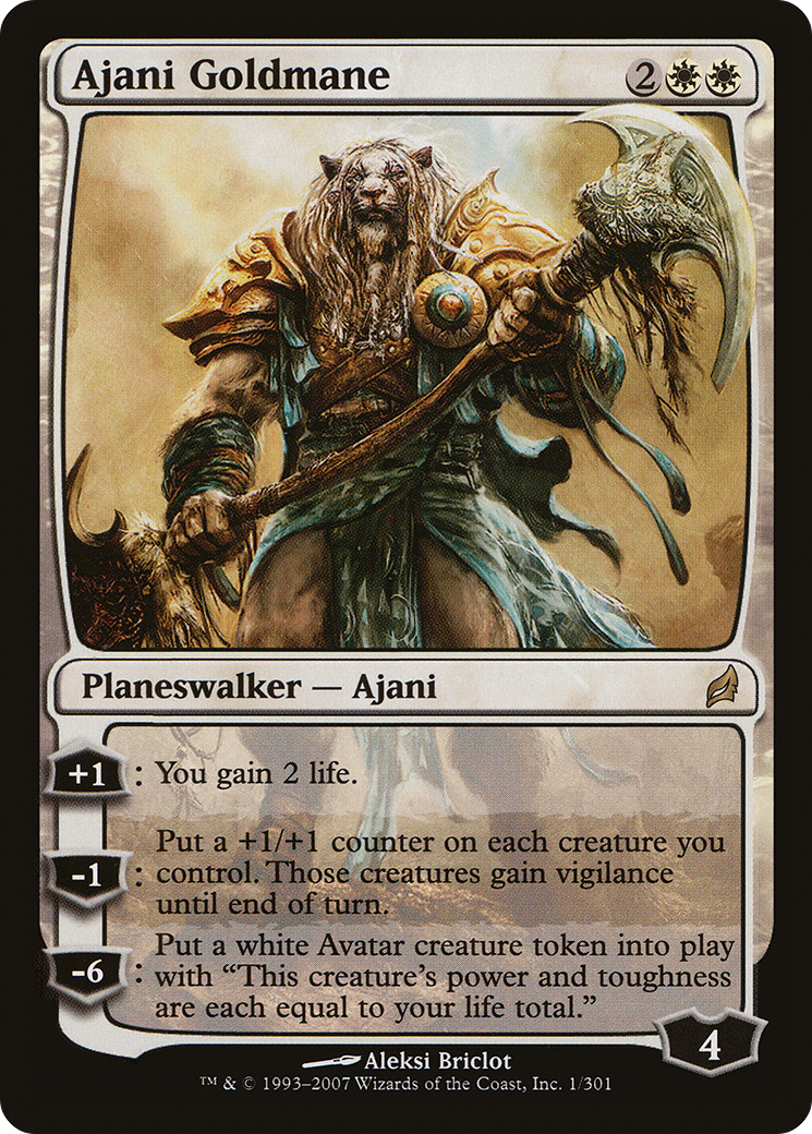 Ajani Goldmane [Lorwyn]-1