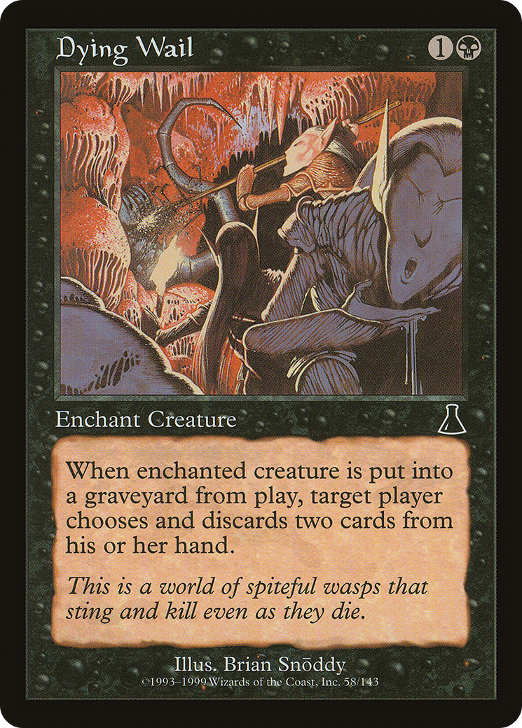 Dying Wail [Urza's Destiny]-1