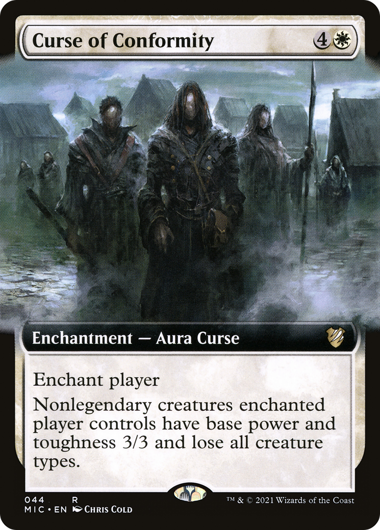 Curse of Conformity (Extended Art) [Innistrad: Midnight Hunt Commander]-1