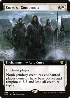Curse of Conformity (Extended Art) [Innistrad: Midnight Hunt Commander]-1