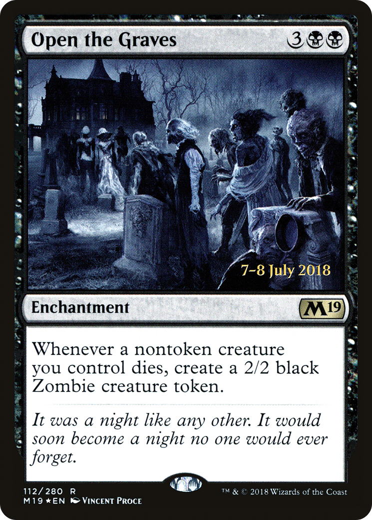 Open the Graves [Core Set 2019 Prerelease Promos]-1