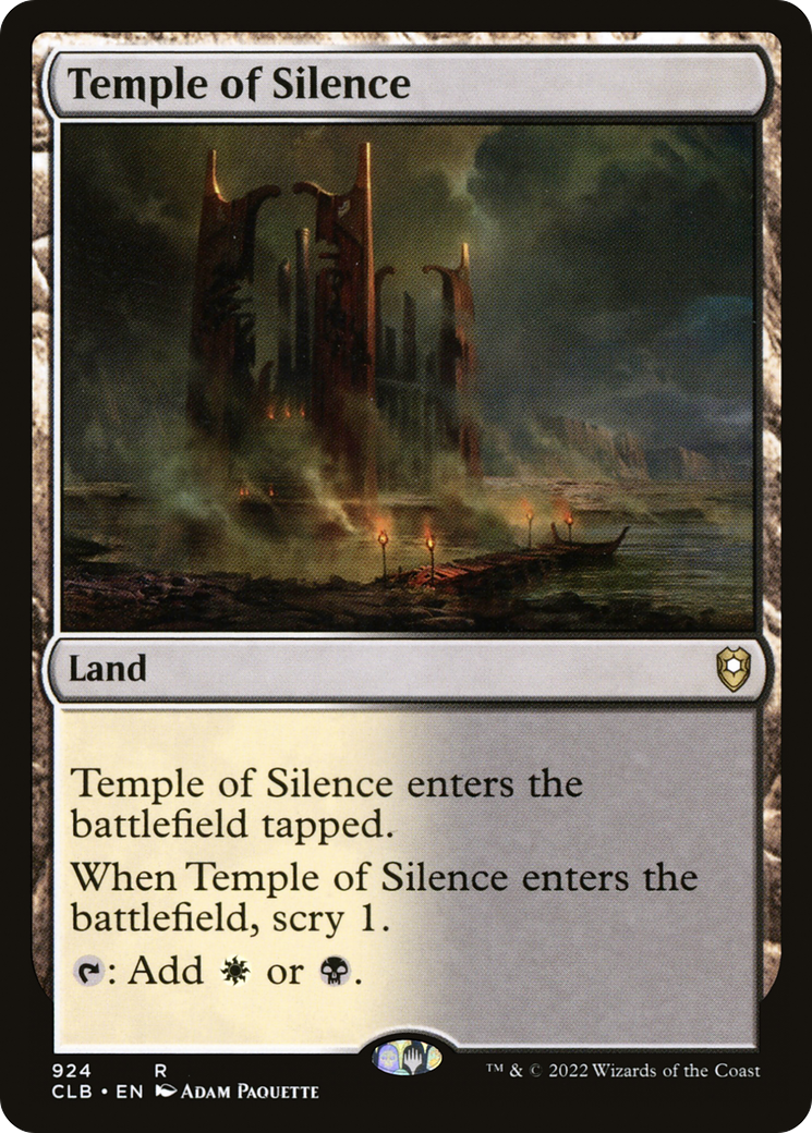Temple of Silence [Commander Legends: Battle for Baldur's Gate]-1