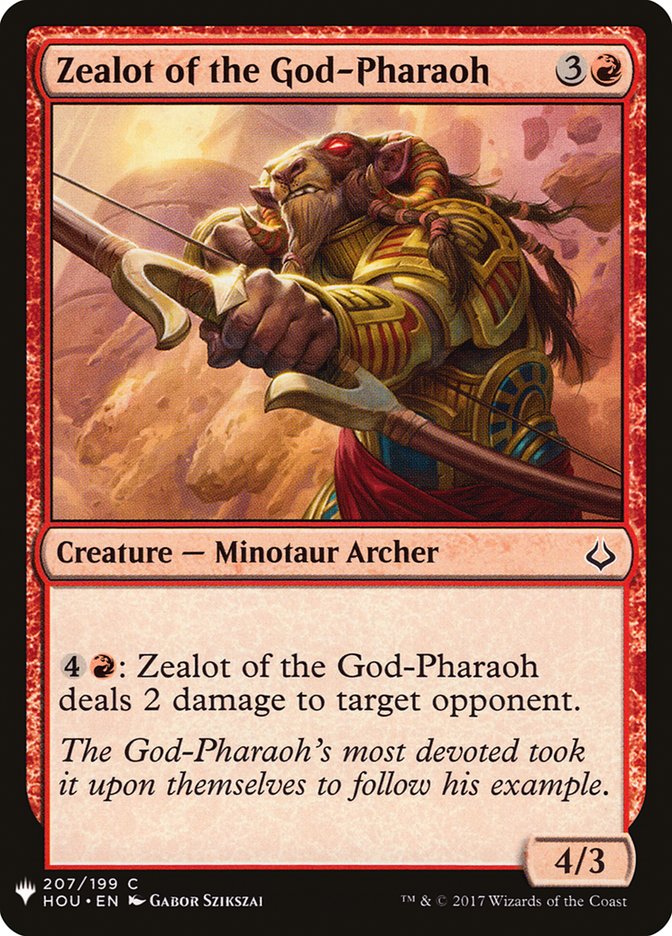 Zealot of the God-Pharaoh [Mystery Booster]-1