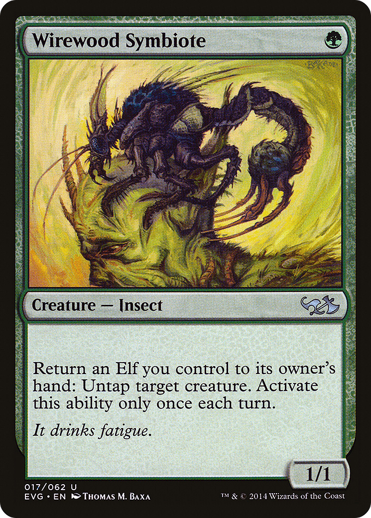 Wirewood Symbiote (DD3-) - Duel Decks Anthology: Elves vs. Goblins-1