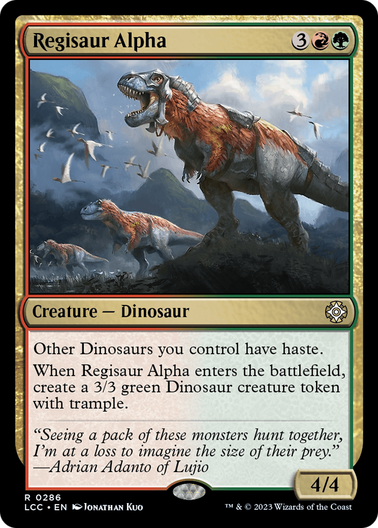 Regisaur Alpha [The Lost Caverns of Ixalan Commander]-1