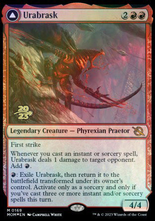 Urabrask // The Great Work [March of the Machine Prerelease Promos]-1