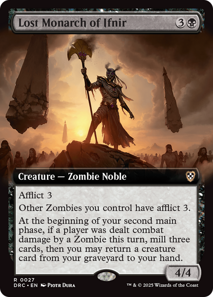 Lost Monarch of Ifnir (Extended Art) [Aetherdrift Commander]-1