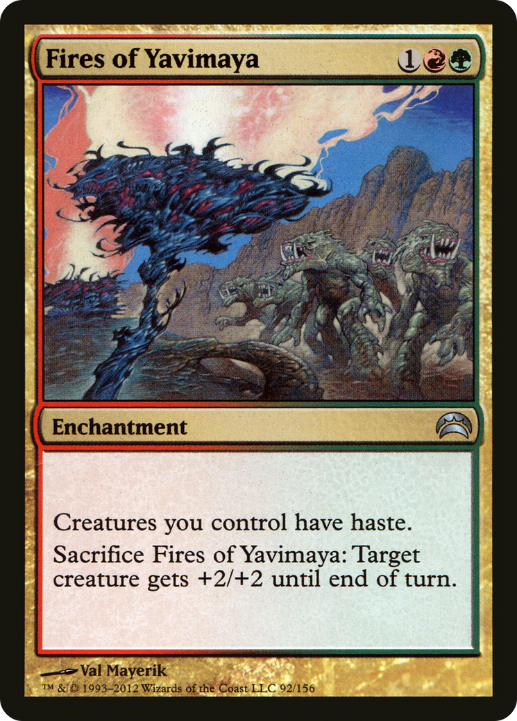 Fires of Yavimaya (PC2-092) - Planechase 2012 Foil-1