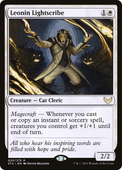 Leonin Lightscribe [Strixhaven: School of Mages]-1