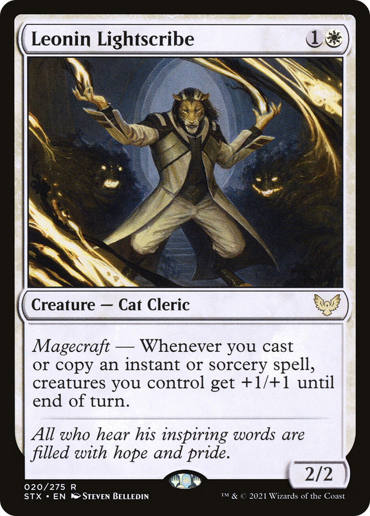 Leonin Lightscribe [Strixhaven: School of Mages]-1