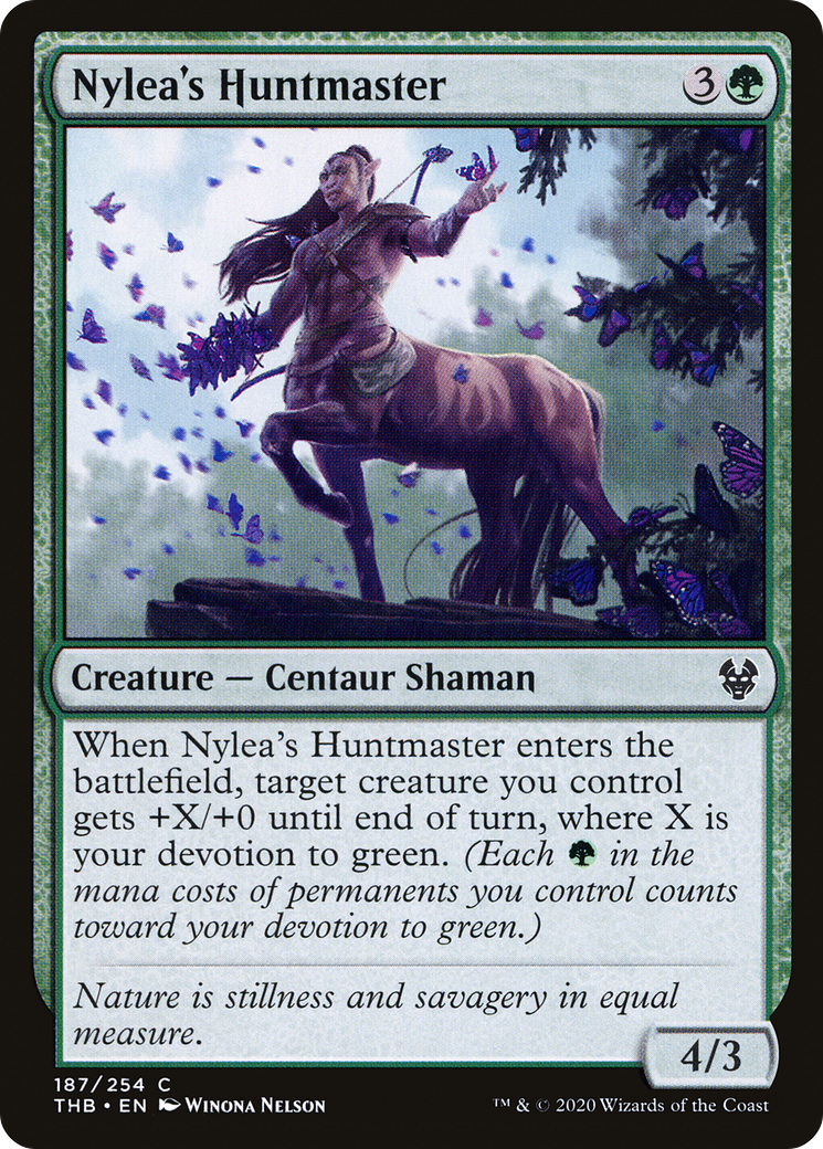 Nylea's Huntmaster [Theros Beyond Death]-1