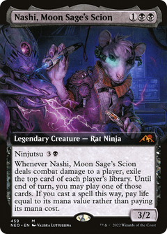 Nashi, Moon Sage's Scion (Extended Art) [Kamigawa: Neon Dynasty]-1