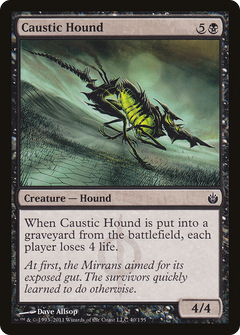 Caustic Hound [Mirrodin Besieged]-1