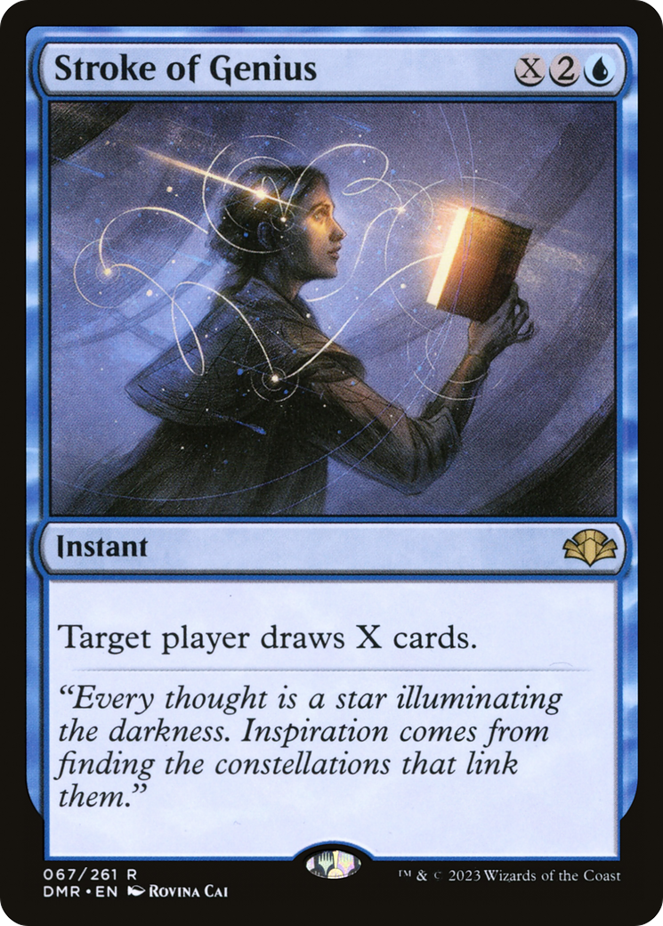 Stroke of Genius [Dominaria Remastered]-1