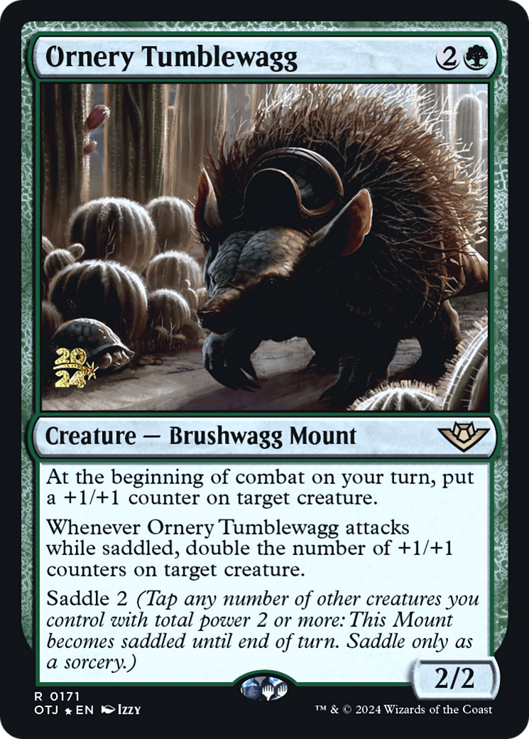 Ornery Tumblewagg [Outlaws of Thunder Junction Prerelease Promos]-1