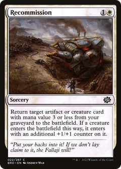 Recommission [The Brothers' War]-1