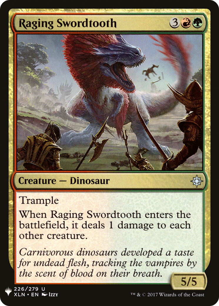 Raging Swordtooth [Mystery Booster]-1