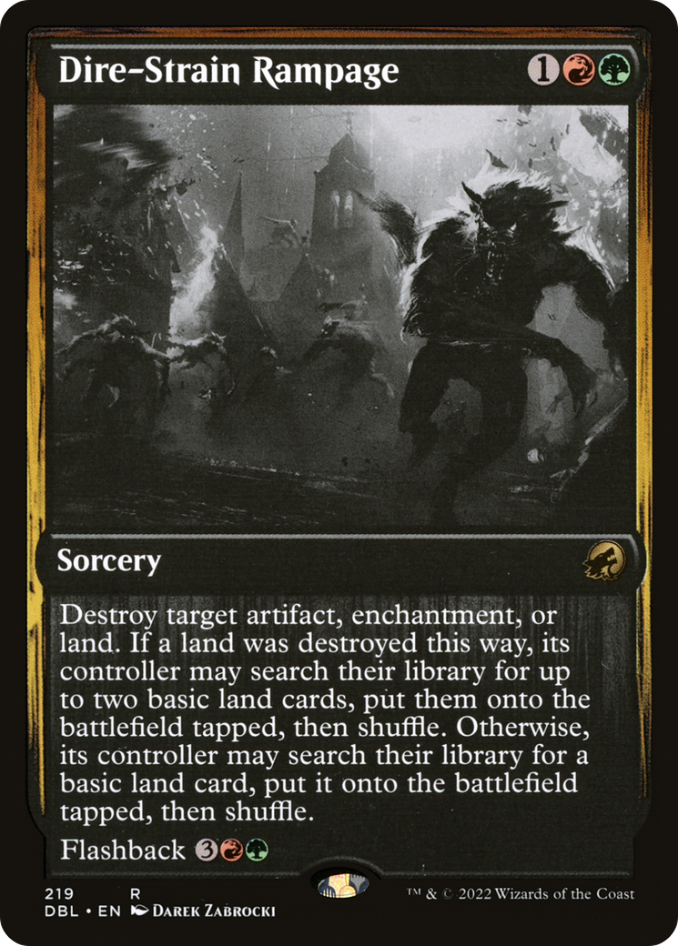Dire-Strain Rampage [Innistrad: Double Feature]-1