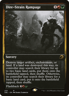 Dire-Strain Rampage [Innistrad: Double Feature]-1