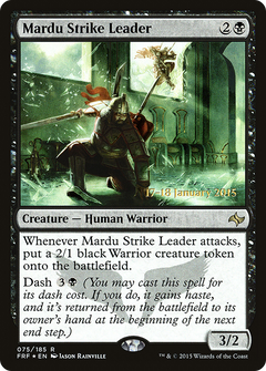 Mardu Strike Leader [Fate Reforged Prerelease Promos]-1