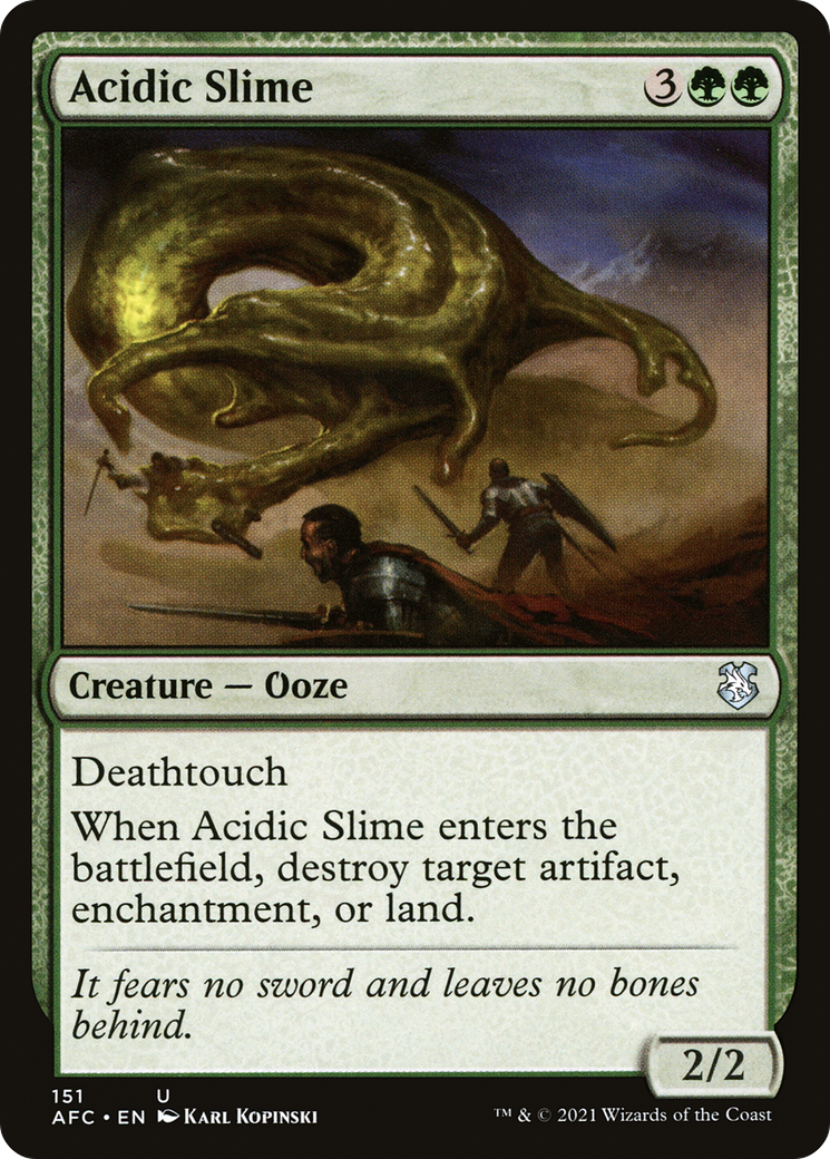 Acidic Slime [Dungeons & Dragons: Adventures in the Forgotten Realms Commander]-1