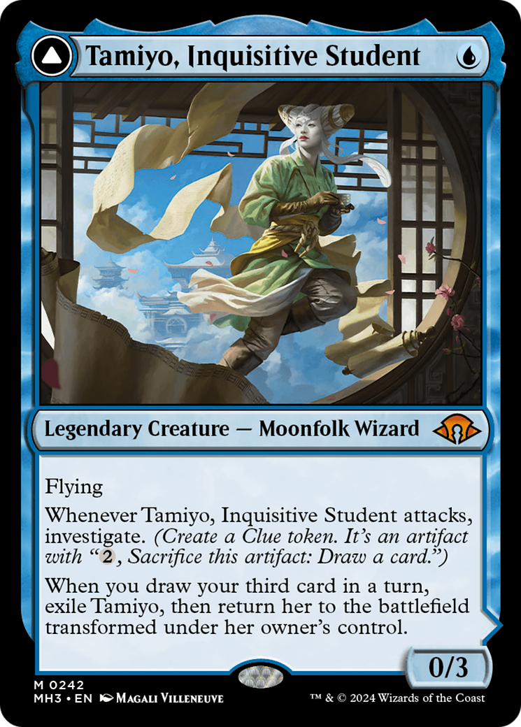 Tamiyo, Inquisitive Student // Tamiyo, Seasoned Scholar [Modern Horizons 3]-3