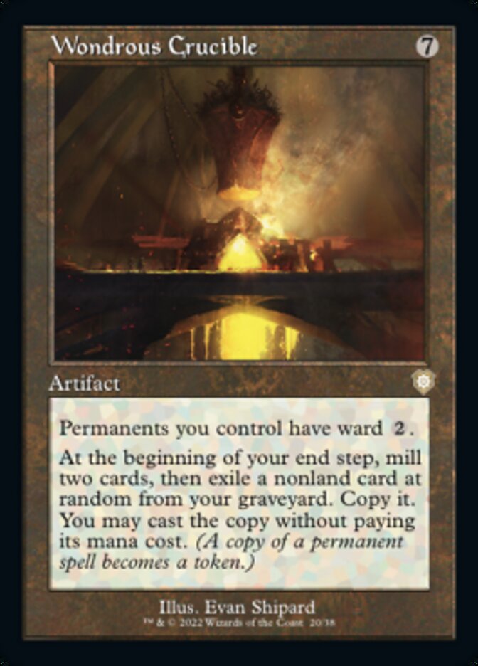 Wondrous Crucible (Retro) [The Brothers' War Commander]-1