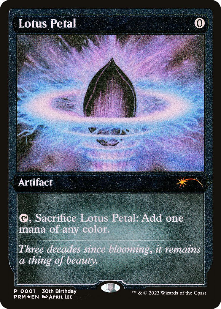 Lotus Petal (Foil Etched) [30th Anniversary Promos]-1
