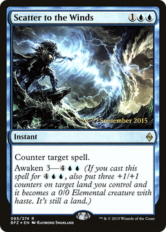 Scatter to the Winds [Battle for Zendikar Prerelease Promos]-1