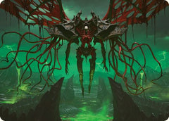 Archfiend of the Dross Art Card [Phyrexia: All Will Be One Art Series]-1