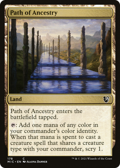 Path of Ancestry [Innistrad: Midnight Hunt Commander]-1