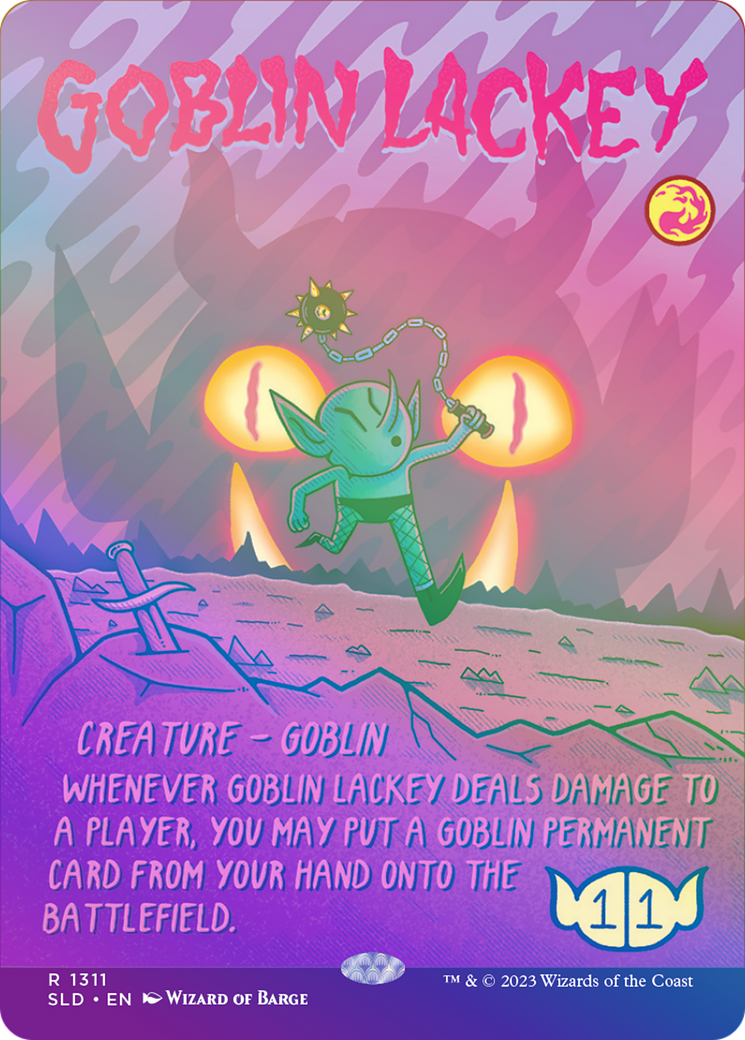 Goblin Lackey (1311) (Rainbow Foil) [Secret Lair Drop Series]-1