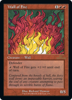 Wall of Fire (Retro Frame) (30A-474) - 30th Anniversary Edition-1