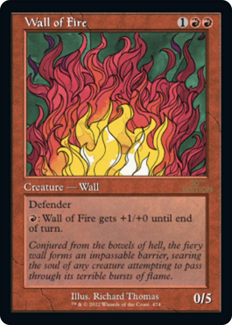 Wall of Fire (Retro Frame) (30A-474) - 30th Anniversary Edition-1