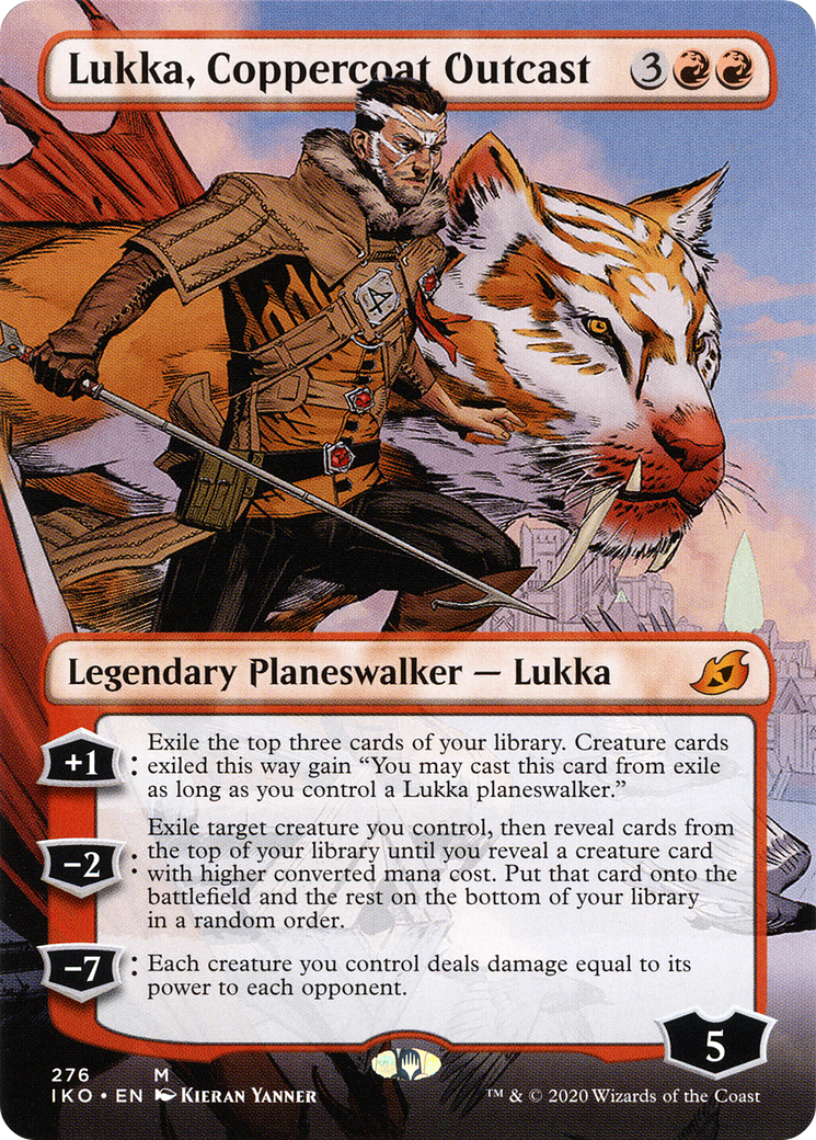Lukka, Coppercoat Outcast (Borderless) [Ikoria: Lair of Behemoths]-1